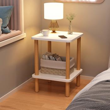 床頭柜簡約現代臥室小型床邊柜家用迷你儲物收納柜簡易床頭置物架