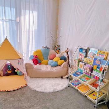 寶媽推薦！兒童小沙發讀書角布置椅 閱讀區懶人椅子 可愛寶寶座椅