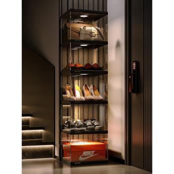 簡易鞋柜家用門口大容量收納神器省空間室內透明盒多層防塵鞋架子