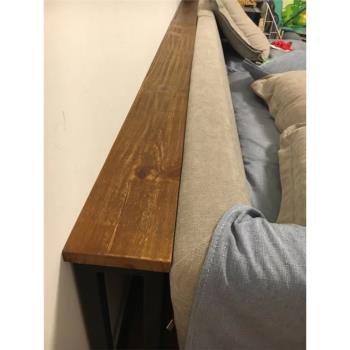 客廳沙發后置物架長條插座窄桌床頭落地一字隔板靠墻儲物簡約背柜