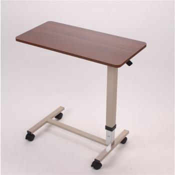 新款加厚鋼制護理床餐桌病床移動餐板可升降床邊電腦桌康復桌