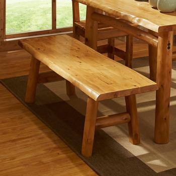 純實木長條凳香柏木原木凳子床尾凳換鞋凳長凳子家用餐椅大板凳