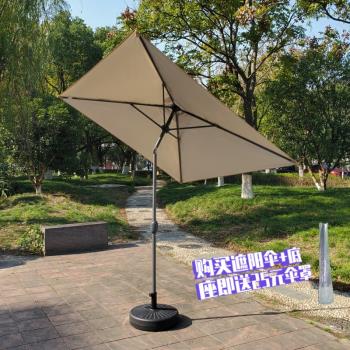 2x2米方形中柱傘防曬防紫外線太陽傘室外遮陽防雨庭院露臺戶外傘