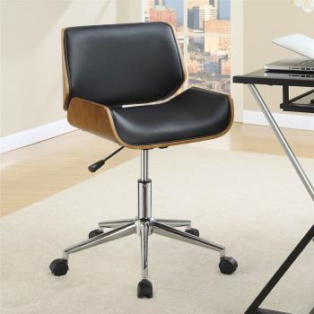 現代簡約歐式實木曲木椅靠背家用電腦椅子日式辦公書桌洽談椅
