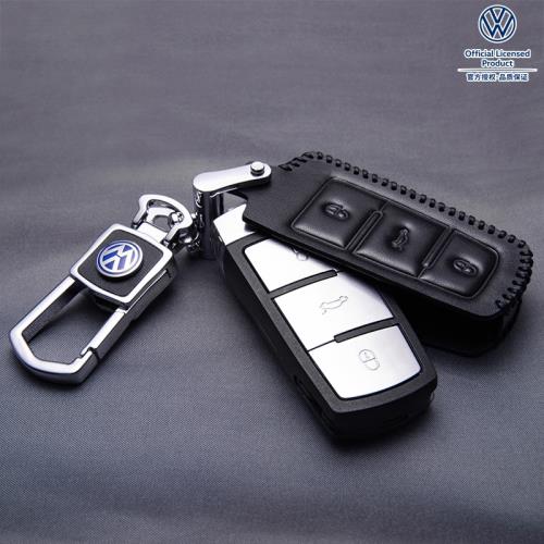 老CC鑰匙套大眾CC車鑰匙包真皮專用2016款b7插入式扣2012一鍵啟動