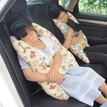 兒童汽車抱枕靠枕車用護頸枕睡枕寶寶頭枕護肩車載枕車上睡覺神器