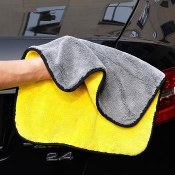汽車專用洗車毛巾車用擦車布吸水加厚不掉毛超細纖維車內清潔抹布