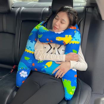 兒童汽車頭枕車上睡覺神器車載抱枕車用護肩枕頭后排頸枕車內靠枕
