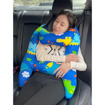 兒童睡覺神器汽車頭枕靠枕護頸枕車載內用品抱枕后排枕頭車用睡枕