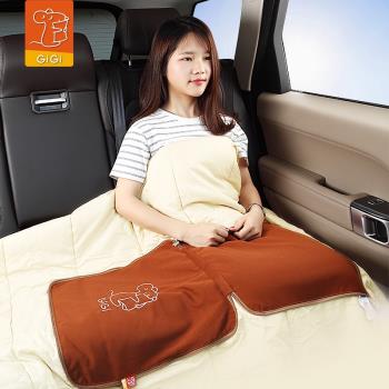 GiGi 汽車抱枕 車用護腰靠枕靠 車內抱枕被子兩用 時尚空調被腰墊