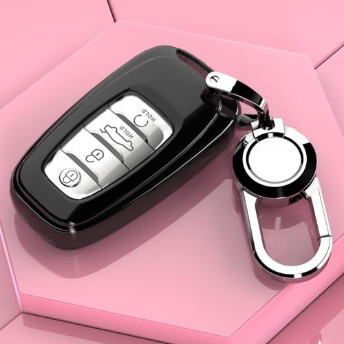 適用紅旗H5鑰匙套HS9高檔殼H9汽車鑰匙包ehs9遙控改裝專用用品女