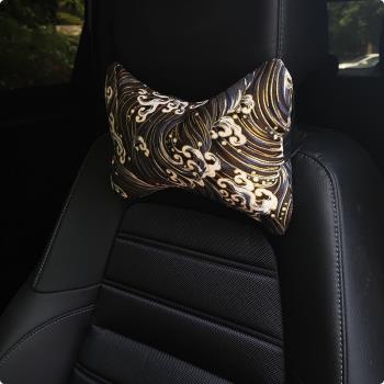 汽車頭枕護頸枕JDM和風日系浮世繪四季通用車內飾枕頭 車用骨頭枕