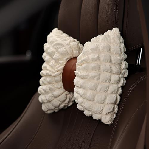 泡芙格汽車頭枕女一對裝座椅靠背護頸枕靠枕車載好物內飾用品大全