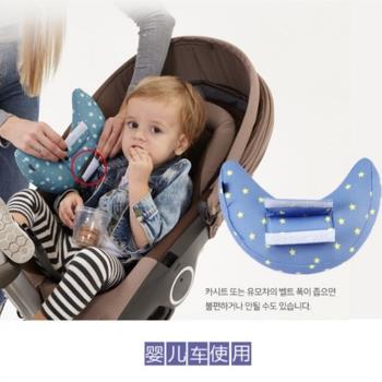 韓國HAJOUR兒童安全帶護肩套汽車頸枕寶寶護肩安全座椅睡頭枕護脖