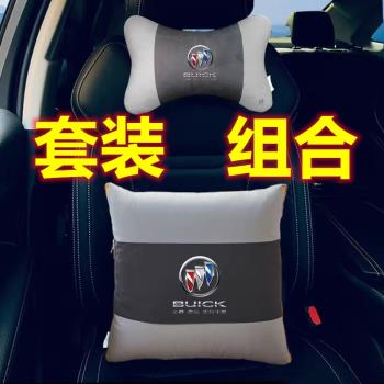 頭枕套裝汽車LOGO抱枕被子三合一多功能折疊腰靠枕車載睡覺空調被