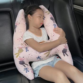 車上睡覺抱枕汽車頭枕兒童車載神器枕頭睡枕車內用品靠枕護頸枕