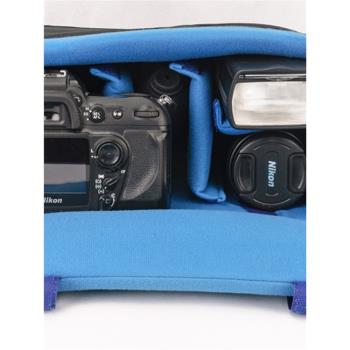 拼色加厚內膽包單反相機鏡頭佳能 D850 5D4 D7200 80D相機包內膽