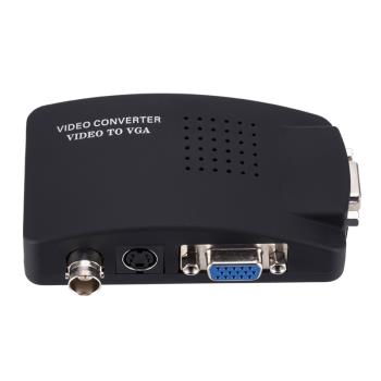 BNC轉VGA轉接連接線視頻轉換器視頻監控信號攝像頭轉換電腦顯示器