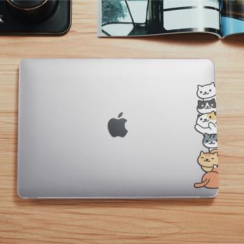 適用macbookpro保護殼14寸2024新款蘋果電腦保護套創意彩圖保護殼MacBook筆記本Air13超薄磨砂M1晶片13.3寸