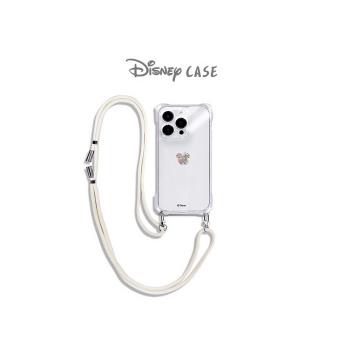 【Disney正版】適用iphone14pro手機殼新款迪士尼透明蘋果13pro背帶掛繩14promax斜挎全包防摔12硅膠女14鏈條