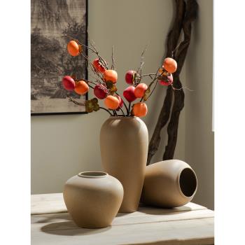 景德鎮手工陶瓷花瓶新中式創意擺件櫥窗展柜玄關臺面插花器裝飾品