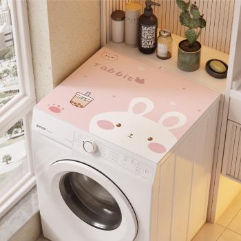 【 pvc皮革】滾筒式洗衣機蓋布微波爐蓋巾防曬防水墊子冰箱防塵罩