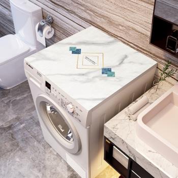 滾筒式洗衣機蓋布防水防塵硅藻泥雙開門冰箱微波爐家用床頭柜墊子