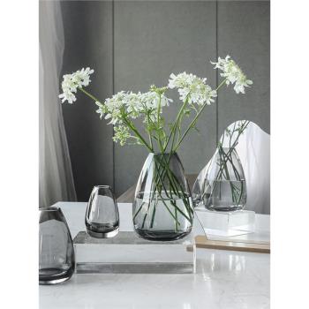 現代簡約小清新玻璃花瓶組合ins風 家居臥室桌面擺件裝飾插花花藝
