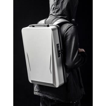 17寸電腦雙肩包遊戲本rog揹包硬殼15.6英寸拯救者雷神機械革命筆記本包大容量可放鍵盤雙肩包男潮流16寸