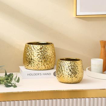 北歐輕奢簡約現代陶瓷花瓶花器家居裝飾品客廳電視柜創意玄關擺件