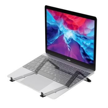 筆記本電腦支架托架桌面增高便捷式散熱器架子立式折疊懸空上升降墊高腳墊支撐底座鋁合金屬macbook手提配件