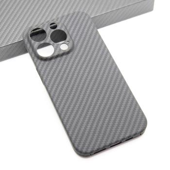 適用蘋果iPhone14ProMax/14Plus超輕薄芳綸碳纖維裸感商務手機殼