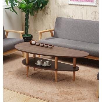 北歐實木茶幾簡約客廳小戶型創意橢圓形小桌子方形家用組合小茶桌