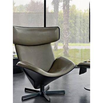 粽子椅玻璃鋼單人休閑客廳洽談接待會議旋轉椅北歐創意設計輕奢椅