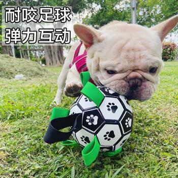 狗狗玩具球彈力球互動球耐咬球訓練中小型犬法斗寵物足球解悶神器