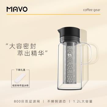 MAVO尼德蘭冷萃咖啡壺冷泡冰滴咖啡壺過濾杯冷萃茶壺雙層濾網