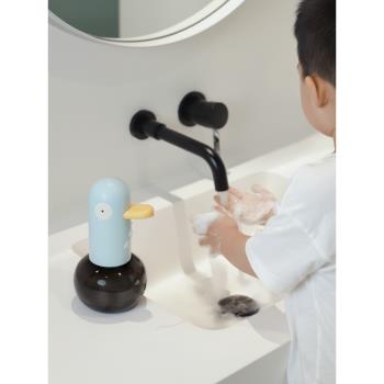 MUID自動洗手液機家用兒童泡沫洗手機卡通智能抑菌皂液感應器套裝