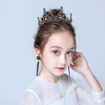 兒童公主水鉆演出走秀發飾品皇冠