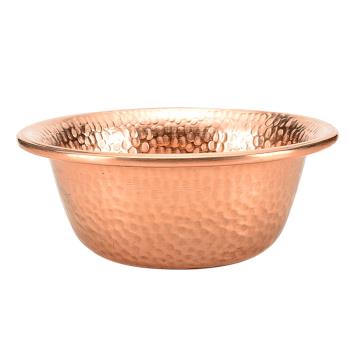 歐斯特 印度手工紅銅八供水碗 家居客廳圣水杯 銅碗裝飾凈水杯7個