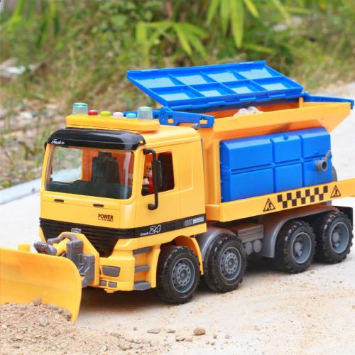 大號鏟雪車玩具除雪車推土機清潔掃雪車工程車 兒童汽車男孩3-6歲