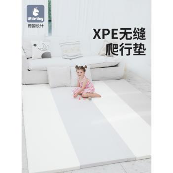 littletiny寶寶折疊爬行墊兒童室內加厚爬爬墊嬰兒遊戲地板墊圍欄