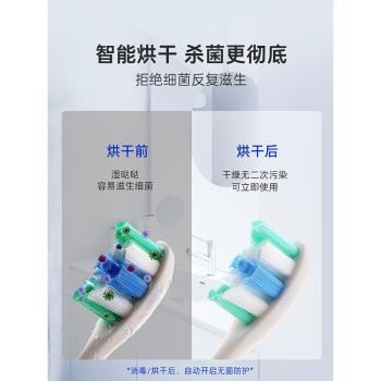 消毒器紫外線硅膠掛鉤電動牙刷架