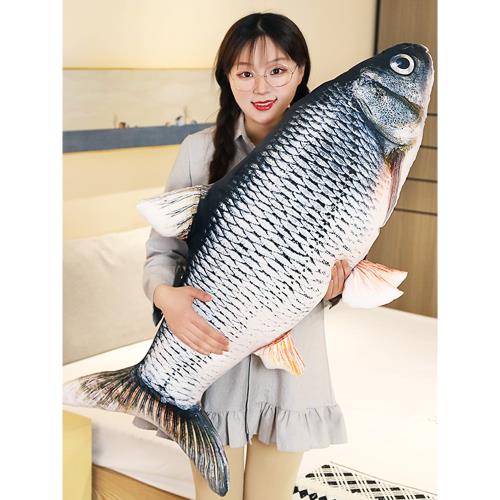 魚抱枕仿真小搞怪公仔道具毛絨玩具禮物咸魚大搞笑上班摸玩偶可愛