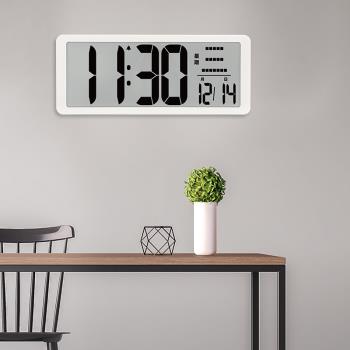 大屏幕液晶數字掛鐘鬧鐘電子時鐘客廳充電正倒計時座鐘家用辦公室