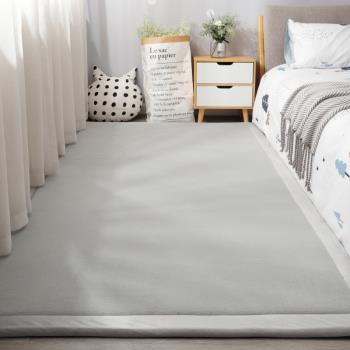 滿鋪臥室可愛防摔軟墊床邊地毯