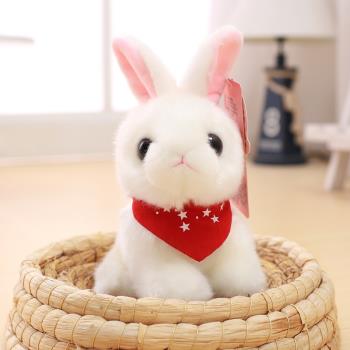 兔兔韓國仿真少女心生日禮物兔子