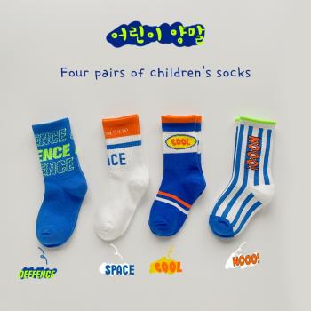 潮襪春秋韓國運動街舞兒童襪子