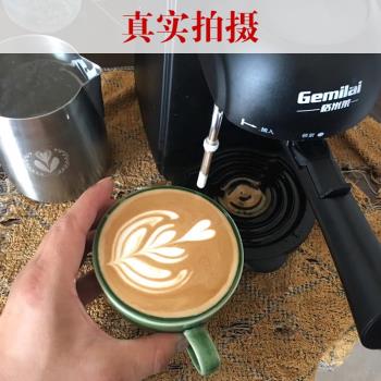 格米萊2008迷你咖啡機家用小型全半自動意式濃縮萃取奶泡一體機