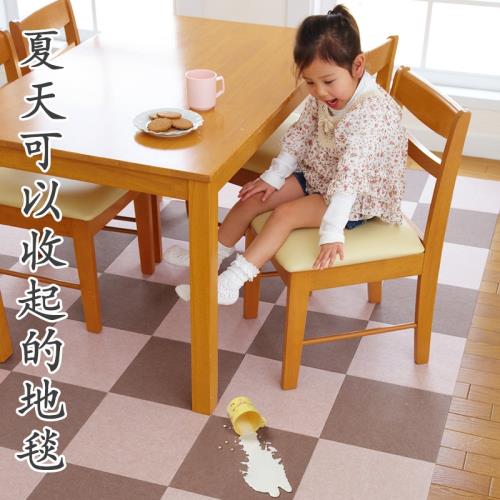 全球購日本進口免膠自粘地墊兒童拼接廚房防污木地板樓梯榻榻米保護地毯