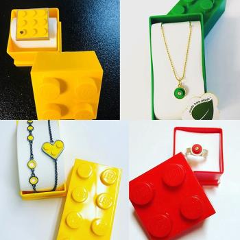 ROOM樂高迷你收納盒lego 首飾展示盒零件歸類戒指盒塑料玩具收納